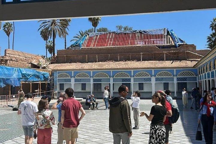 culture tour of Marrakech Jewish quarter Bahia palace, and Kasbah