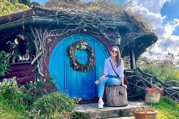 Hobbitenango and the colonial city from Antigua Guatemala