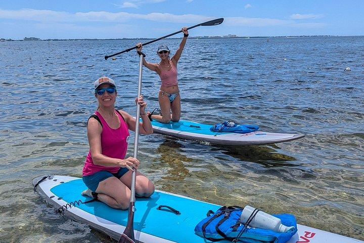 Kajak- oder Paddleboardverleih am Hobie Beach