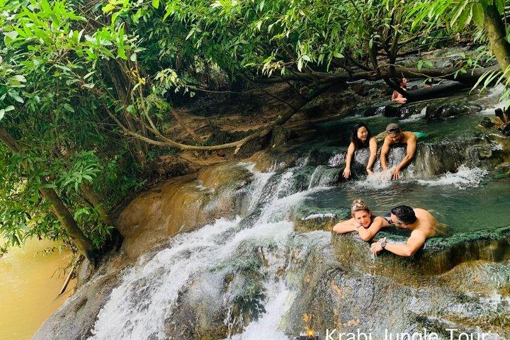 Hele dagen Krabi Jungle Tour (varmt kildevand, Emerald Pool, Tiger Cave Temple)