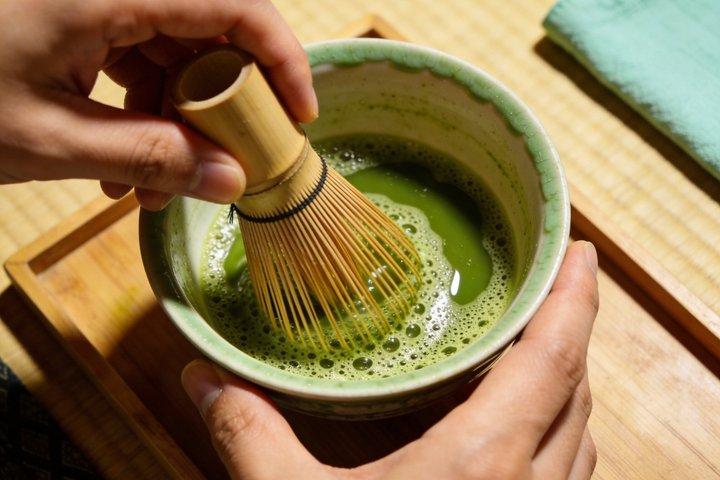 Cérémonie du thé matcha à Arashiyama