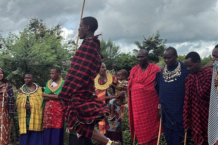 Villaggio Masai e sorgenti termali o cascate di Materuni + tour del caffè