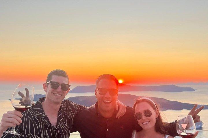 Santorini Sunset Wine Abbondanza : 4 Cantine & Local Meze