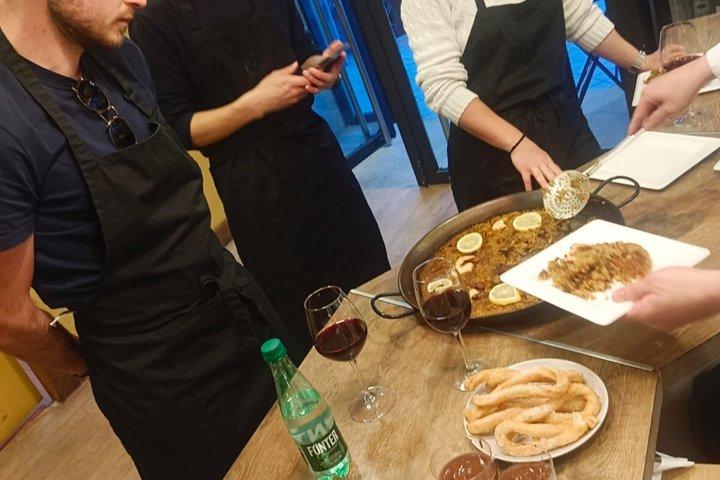 Madrid Paella and Churros Cooking Class Jamon and Wines Tasting