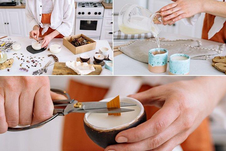 DIY Candle Making Class em uma cervejaria local em Charleston