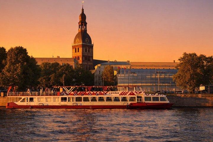 Golf van Riga Sunset Boat 2,5 uur Cruise