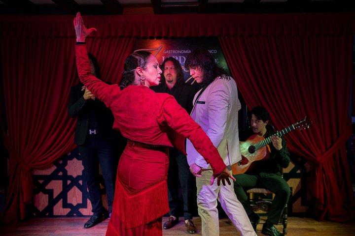 アルバイシンのテラスでのディナーとフラメンコのライブショー