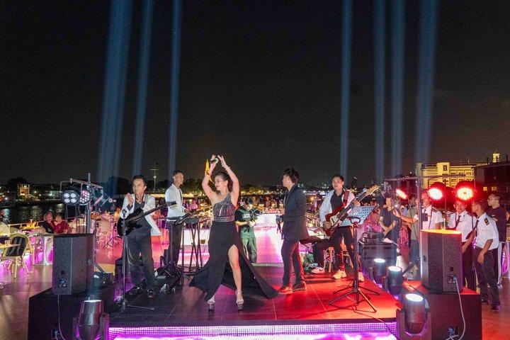 Bangkok Super Galaxy Lyxig middagskryssning på Chao Phraya River