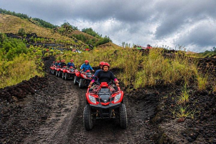 Mount Batur Black Lava ATV e terrazza di riso