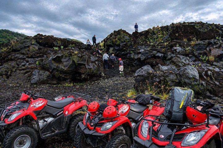 Mount Batur Black Lava ATV e terrazza di riso