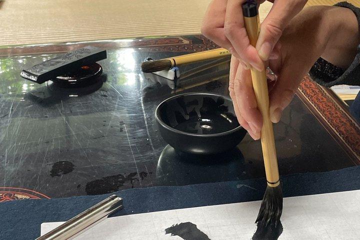 Authentische Zen Kalligraphie in Kyoto