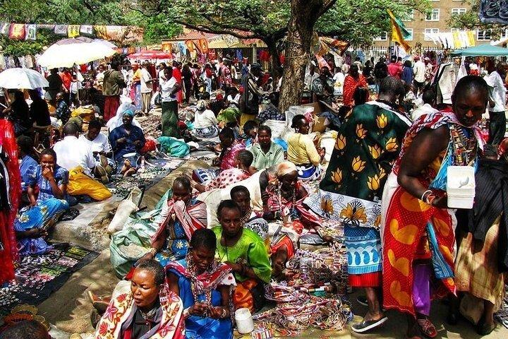 Esperienza shopping al mercato dei Masai e tour guidato della città di Nairobi