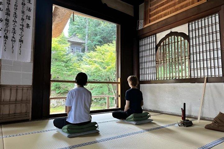 Meditación Zen privada en Kioto con Matcha y jardín (Inglés)