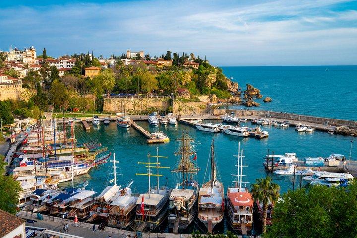 Antalya City Tour: Gamle by, vandfald, båd og kabelbil