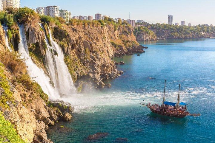Antalya City Tour: Gamle by, vandfald, båd og kabelbil