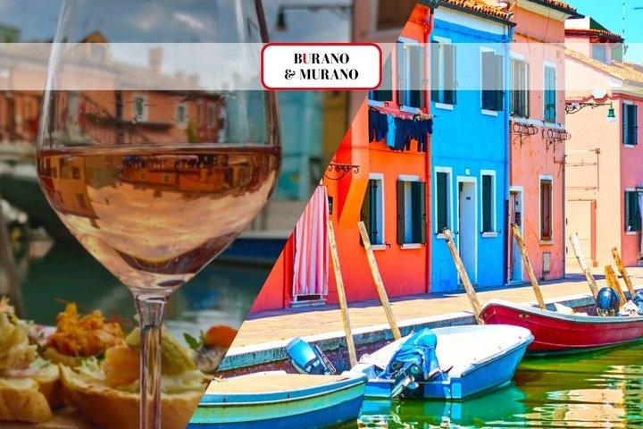 Cruzeiro de Murano e Burano com especialidades e vinhos de Veneza