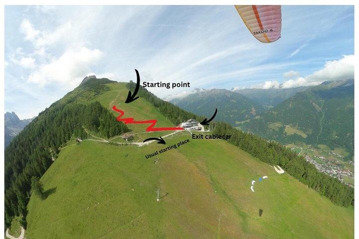 Paragliding Vandring & Flygupplevelse Stubai nära Innsbruck