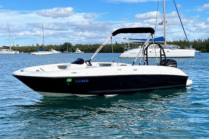 Miami Private Boat Rental Drive Yourself and Easy Parking