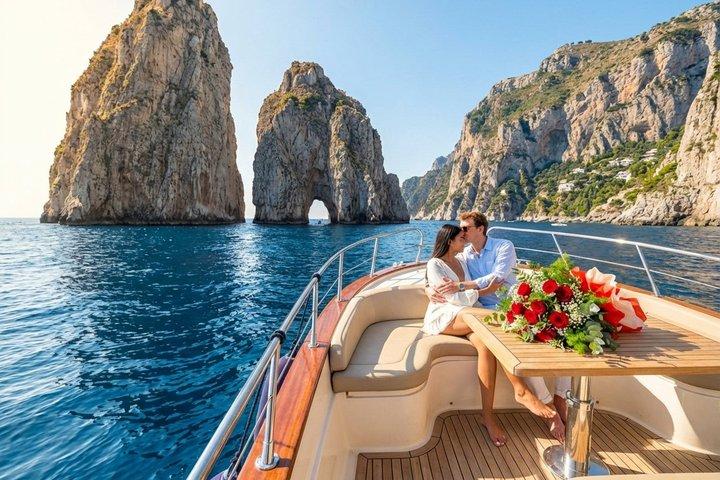 Capri Experiência completa: Blue Grotto + Faraglioni nadar + visita à cidade