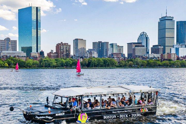 Boston Duck Boat Stadtrundfahrt mit Kreuzfahrt