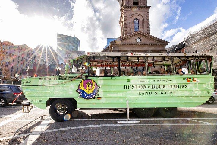 Boston Duck Boat Stadtrundfahrt mit Kreuzfahrt