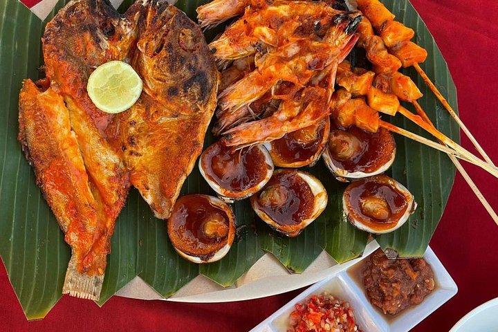 Jimbaran Sunset Beachfront Cena a base di pesce per 2