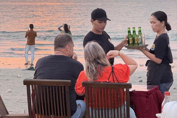 Jimbaran Sunset Beachfront Cena a base di pesce per 2