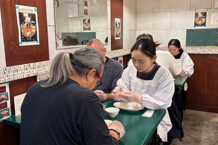 Osaka Authentic Gyoza Making & Onigiri Experience