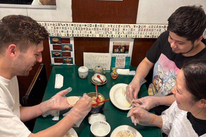 Osaka Authentic Gyoza Making & Onigiri Experience