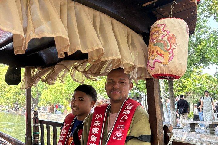上海空港ピックアップ付き朱家鼓水上街レイオーバーツアー