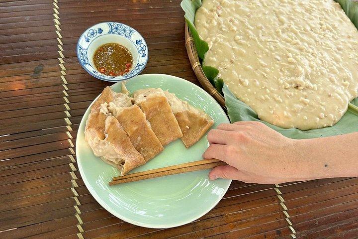 ハノイの農場から食卓へ村サイクリングで料理教室