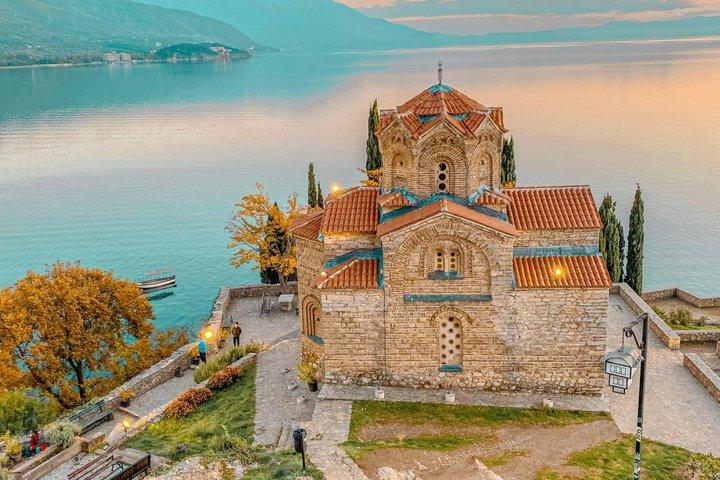 Tirana : Macedonia del Nord Lago di Ocrida e piccolo gruppo della città vecchia
