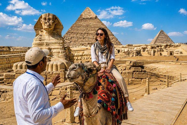 Ultimate Giza Pyramids Tour Private Guide,Camel& Hidden Gems