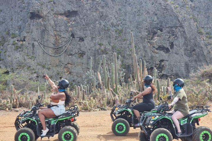 West Curaçao ATV Tour : Dessert & Cave - Flamingo - Tartarughe...