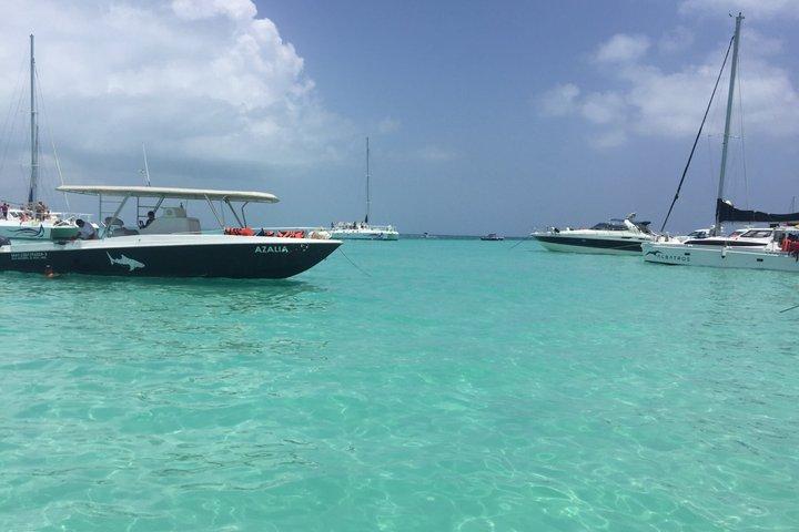 Cancun : Whale Sharks snorkeltrip & Mujeres eiland, ophalen