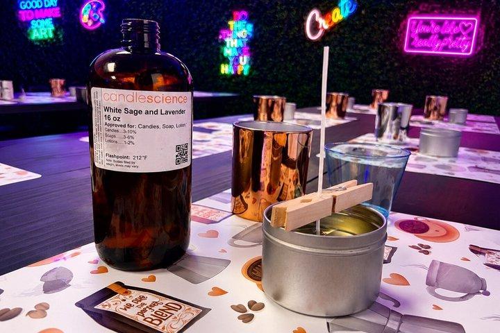 ヒューストンキャンドル作りとカラオケ体験