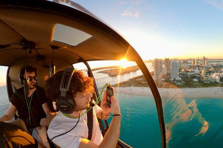 Sunset Miami Beach Visite privée en hélicoptère