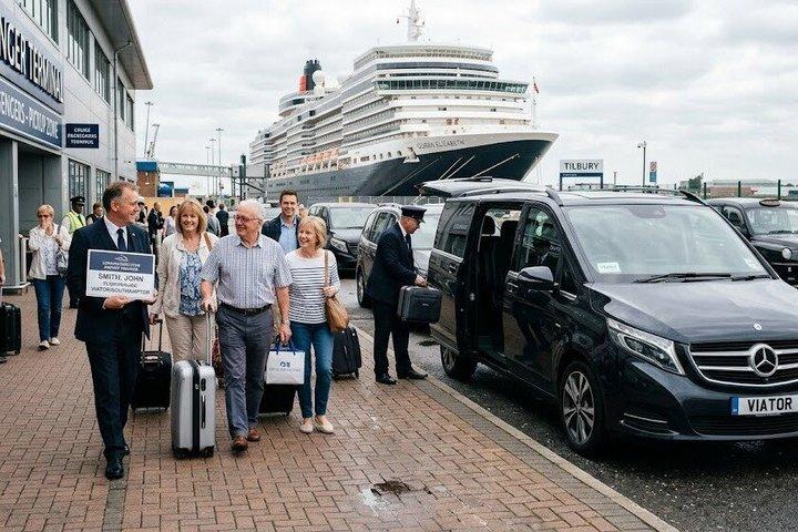 Transfert privé : Hôtels et aéroports de Londres depuis ou vers les ports de croisière