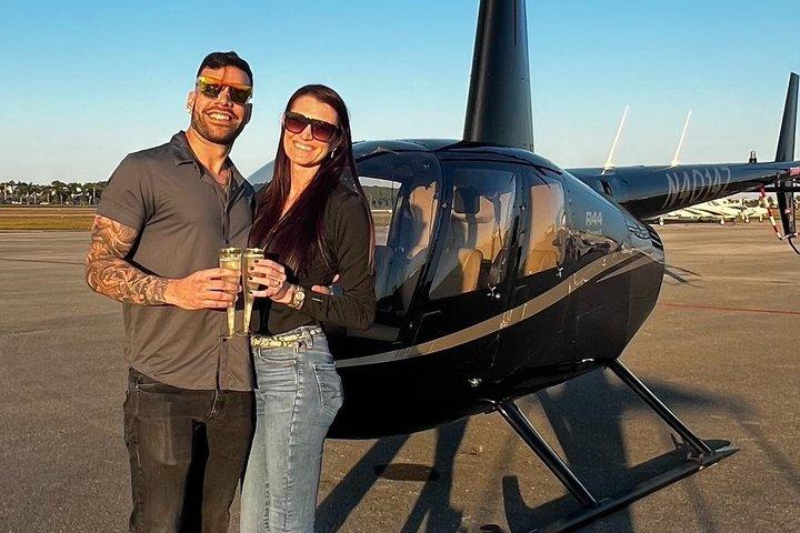 Romantische Miami Hubschraubertour mit Champagner