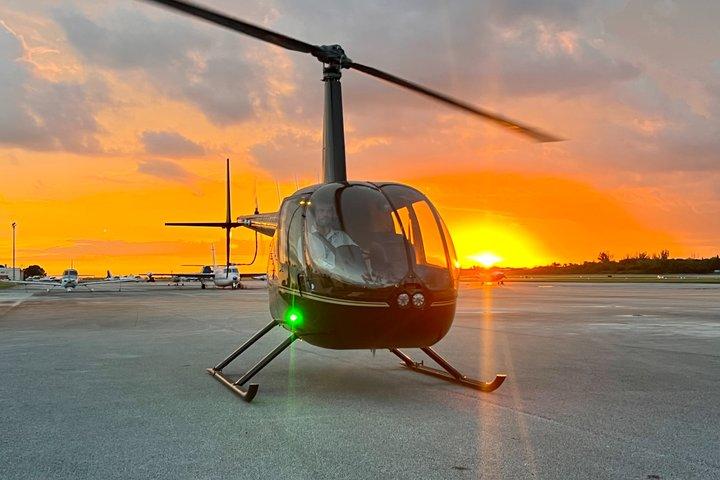 Sunset Miami Beach Visite privée en hélicoptère