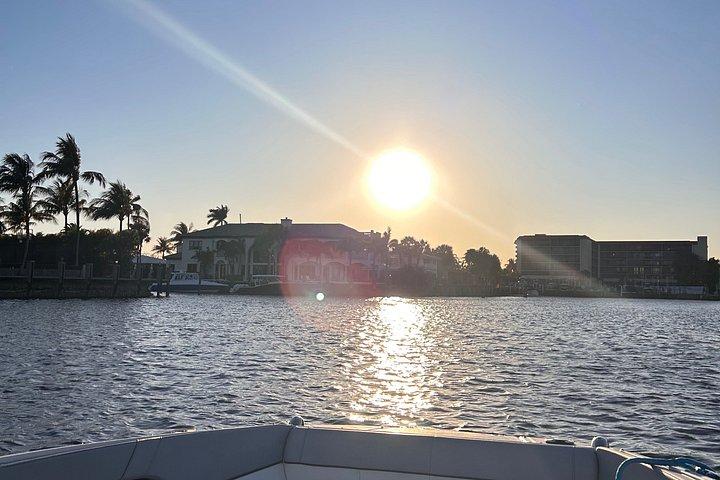 Sunset Pompano Beach Boat Tour Adventure