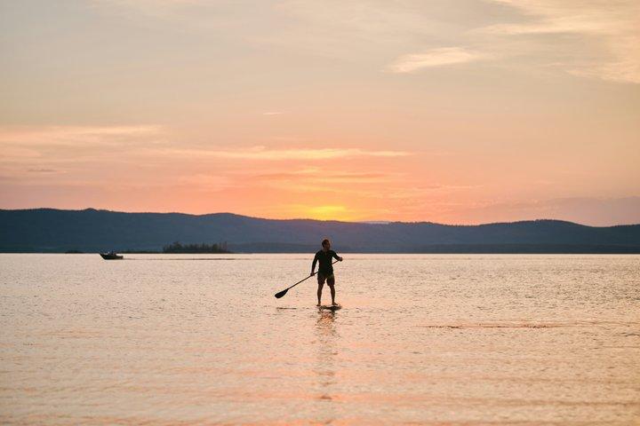 Salida o puesta del sol Tanjung Aru Stand Up Paddle desde Kota Kinabalu