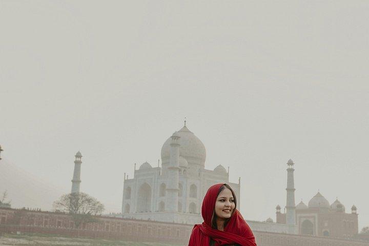 スキップ・ザ・ラインタージ・マハル、アーグラ城塞＆メフタブ庭園ツアー