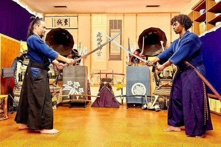 Private Samurai Training at a Tokyo Temple with Master Koshiro