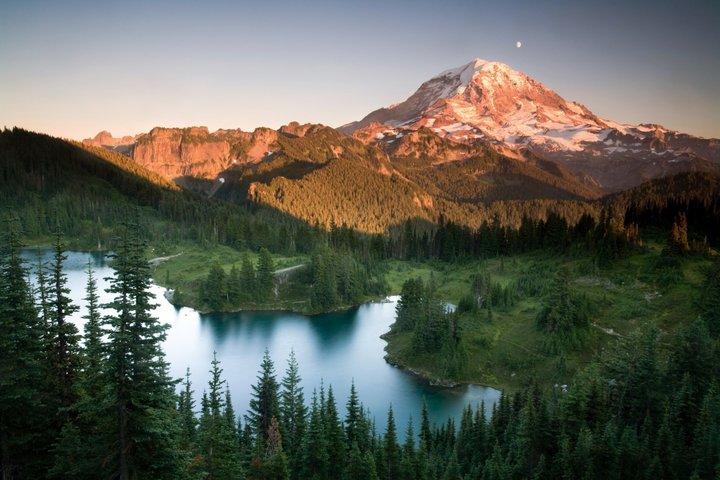 De Seattle: Monte St. Helens e Monte Rainier Tour Privado