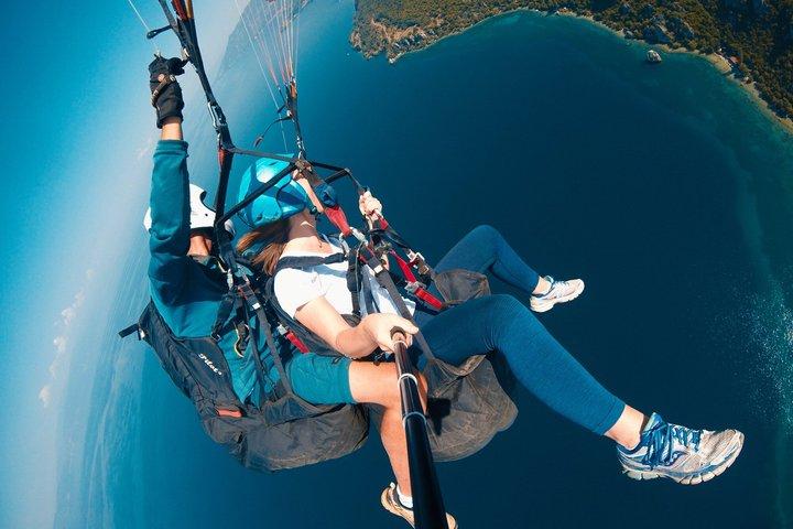 Tandem Paragliding Over Lake Ohrid