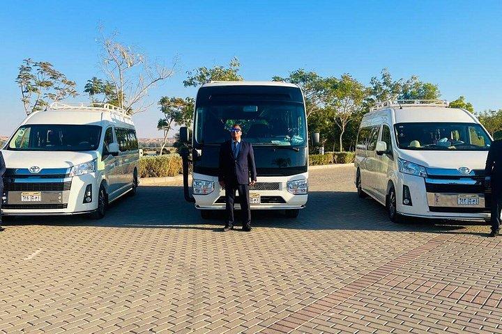 プライベート送迎：アスワン空港からナイルクルーズまたはシティホテル