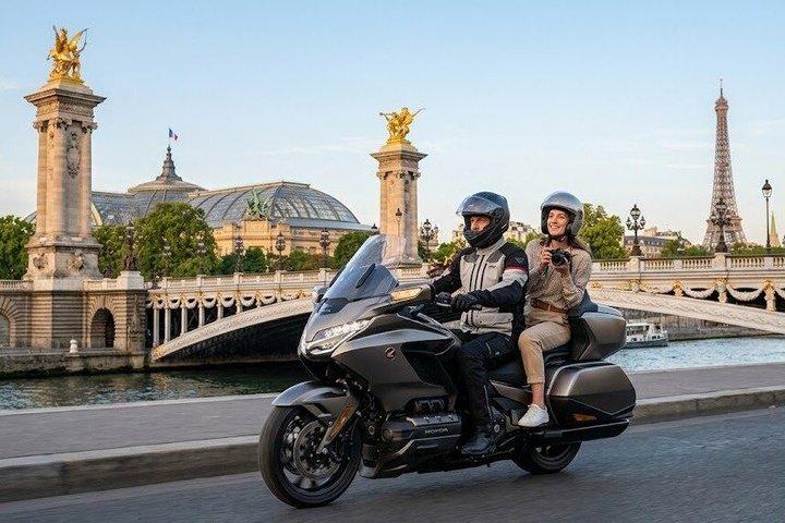 Paris Essential Privat En timme Honda Gold Wing Motorcykel Tour