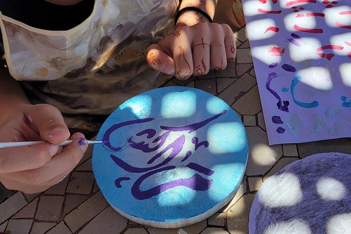 Calligraphy and Painting Workshop in Ouirgane with Asma