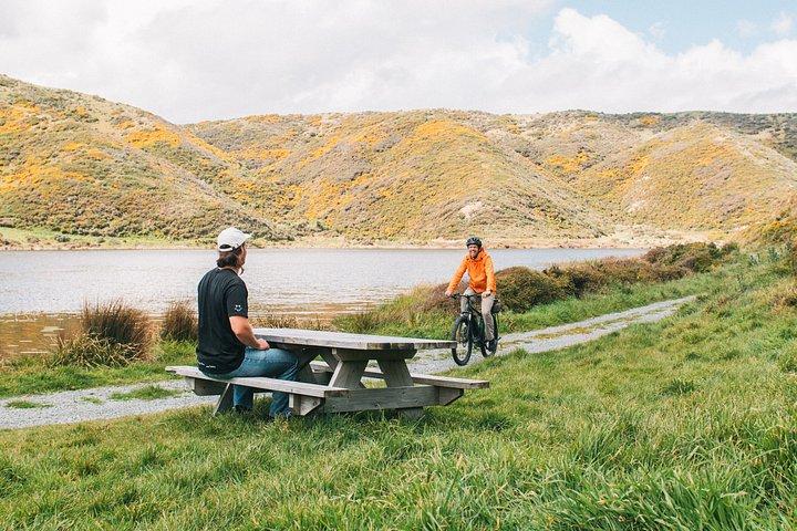 ペンカロー灯台と湖-ウェリントンで4時間のeバイクレンタル